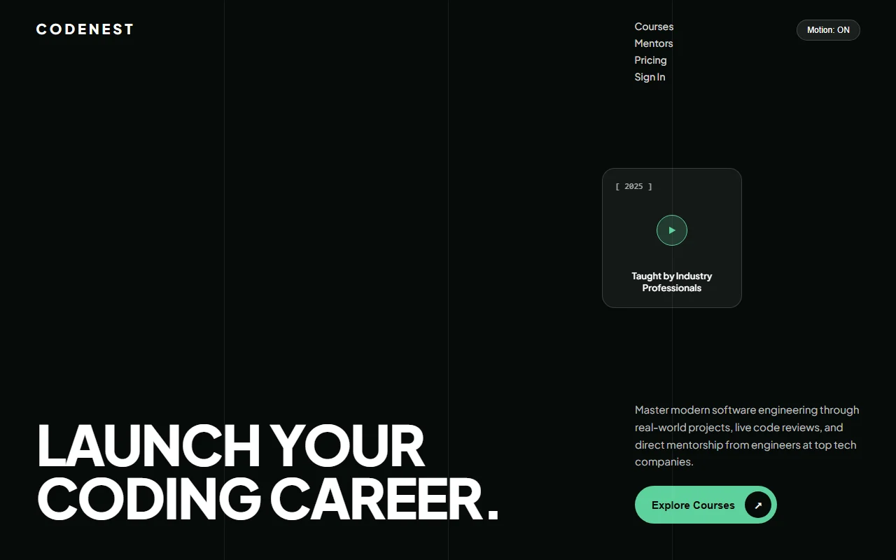 CodeNest Coding Platform