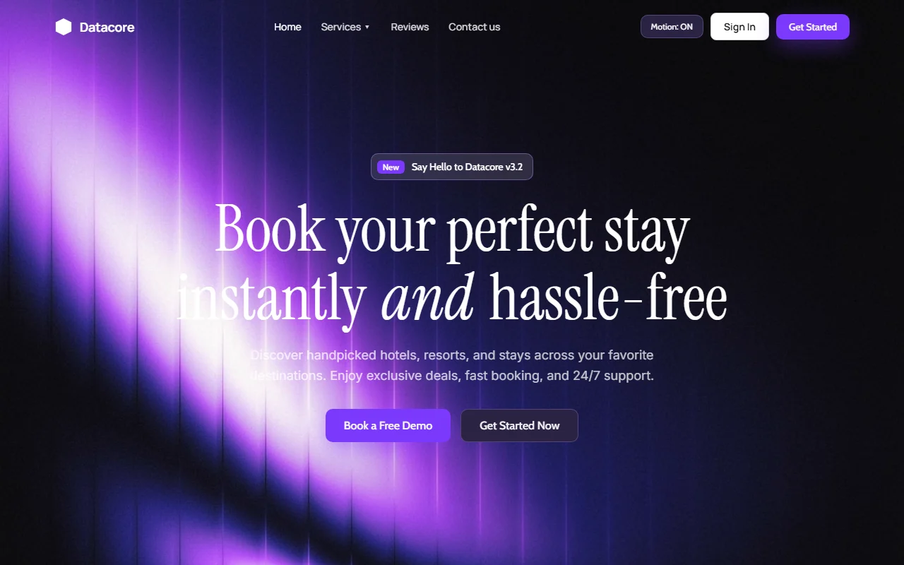 Datacore Booking