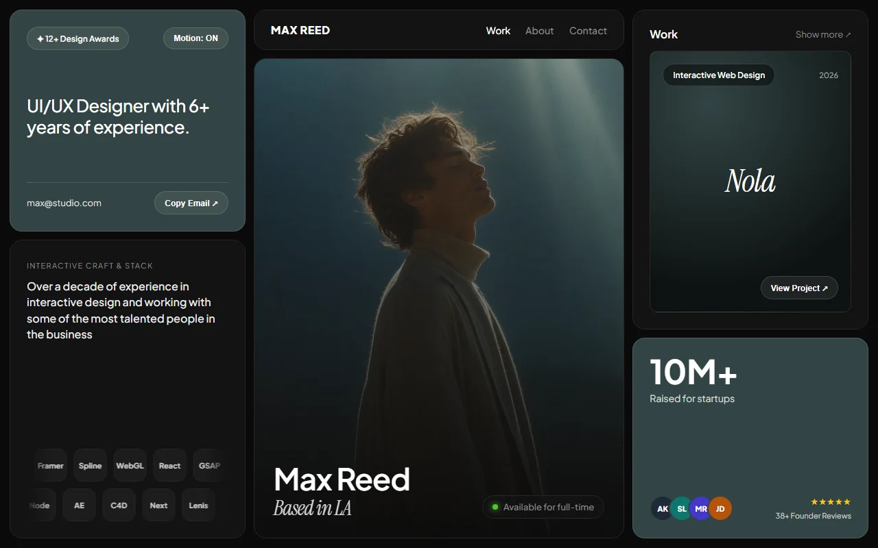 Max Reed Portfolio