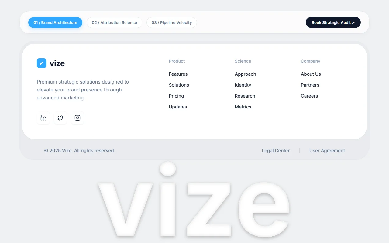Vize Footer